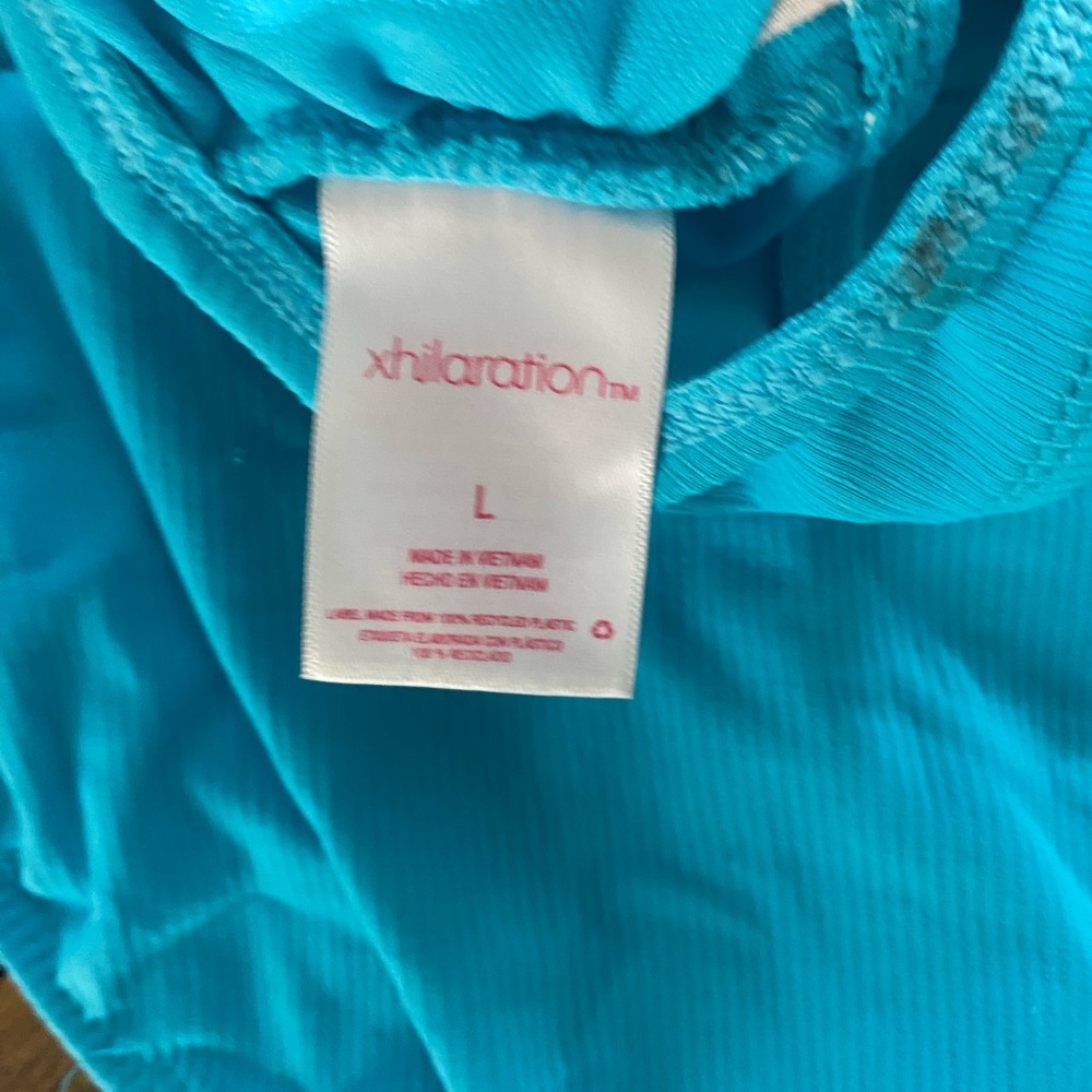 Xhilaration Turquoise Ribbed Bikini Set - Picture 4 of 6